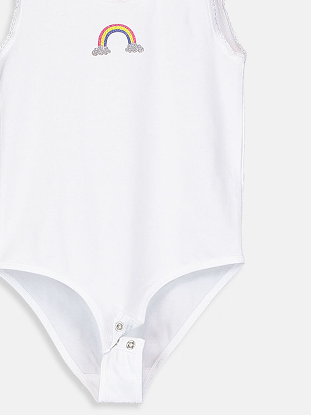 Girl WHITE Vest-5