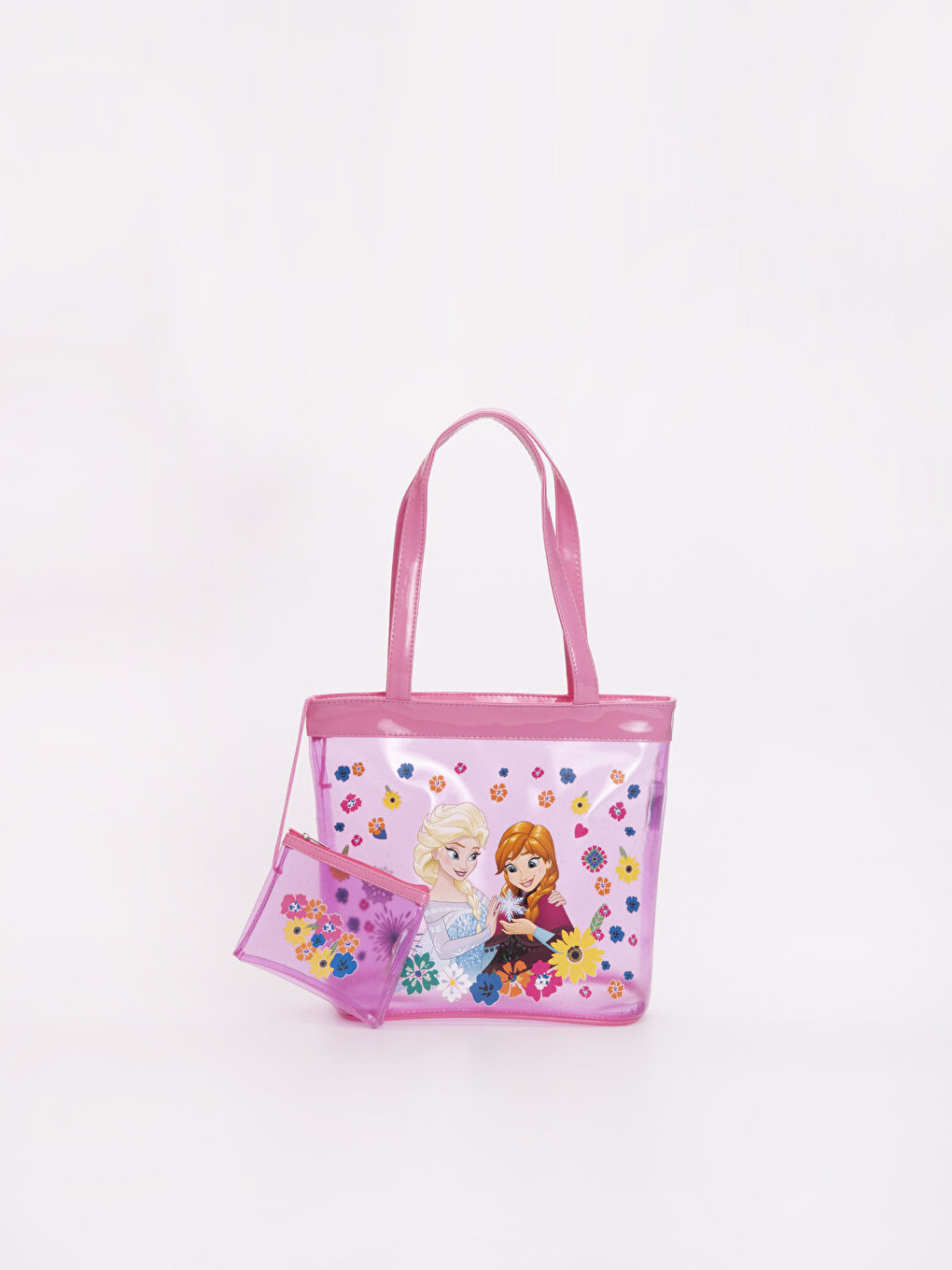 Pembe Baskılı Omuz Çantası