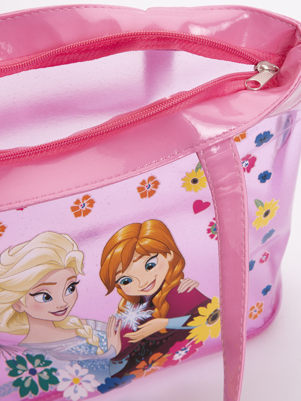 Pembe Baskılı Omuz Çantası-2