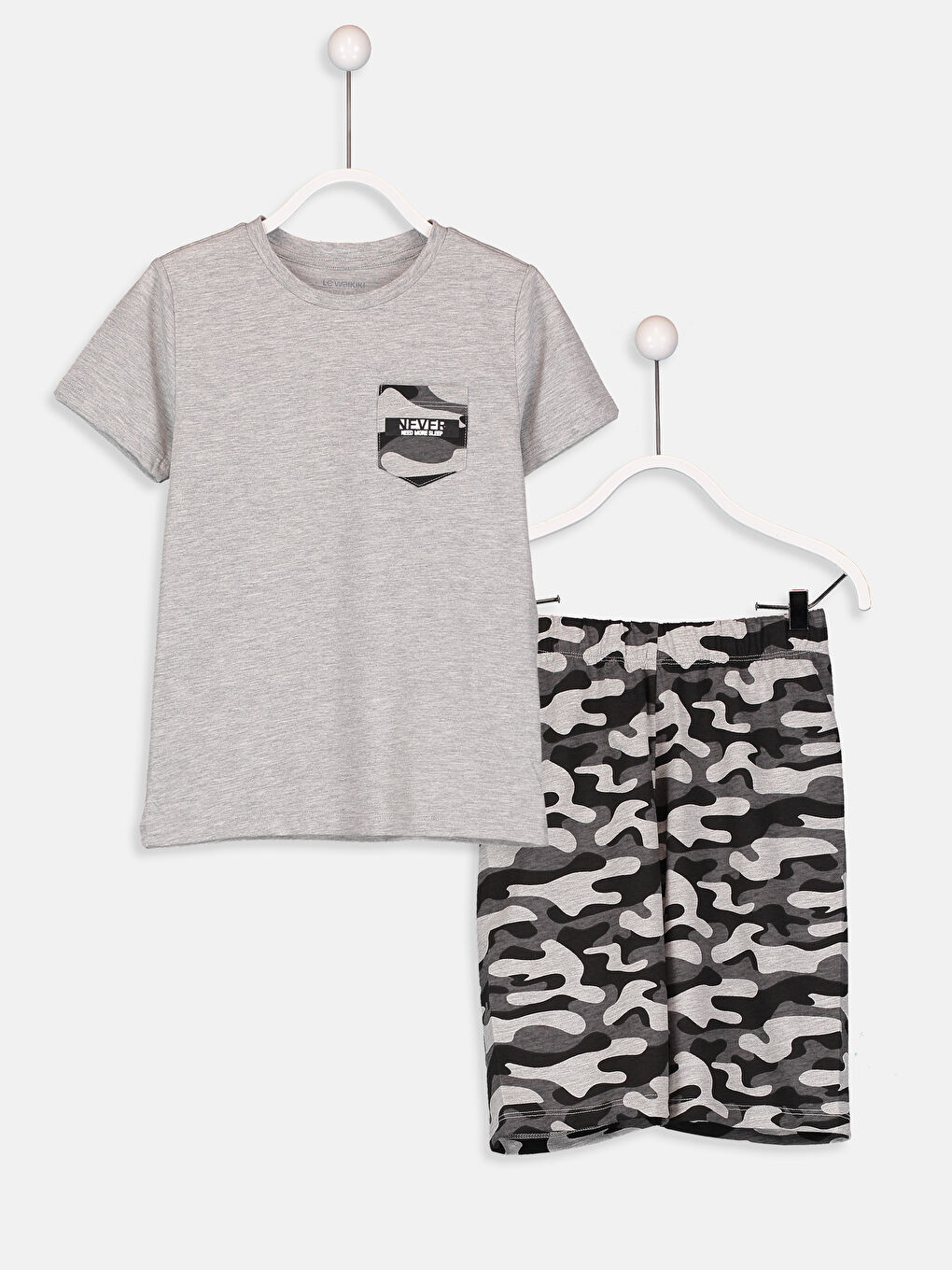 Унісекс СІРИЙ Піжамний комплект