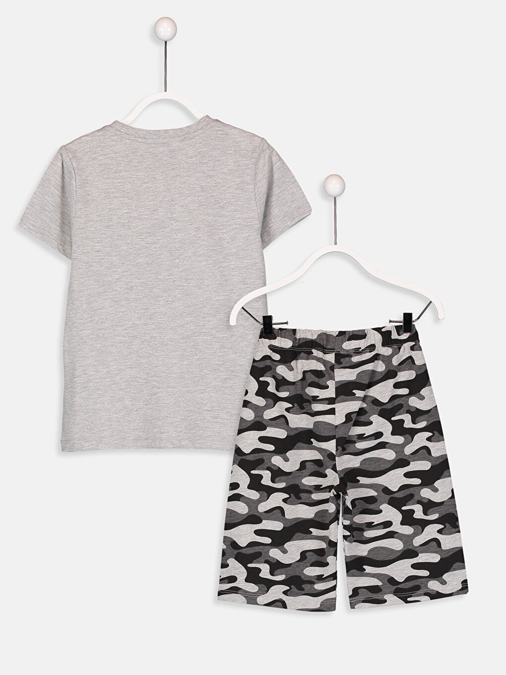 Унісекс СІРИЙ Піжамний комплект-1