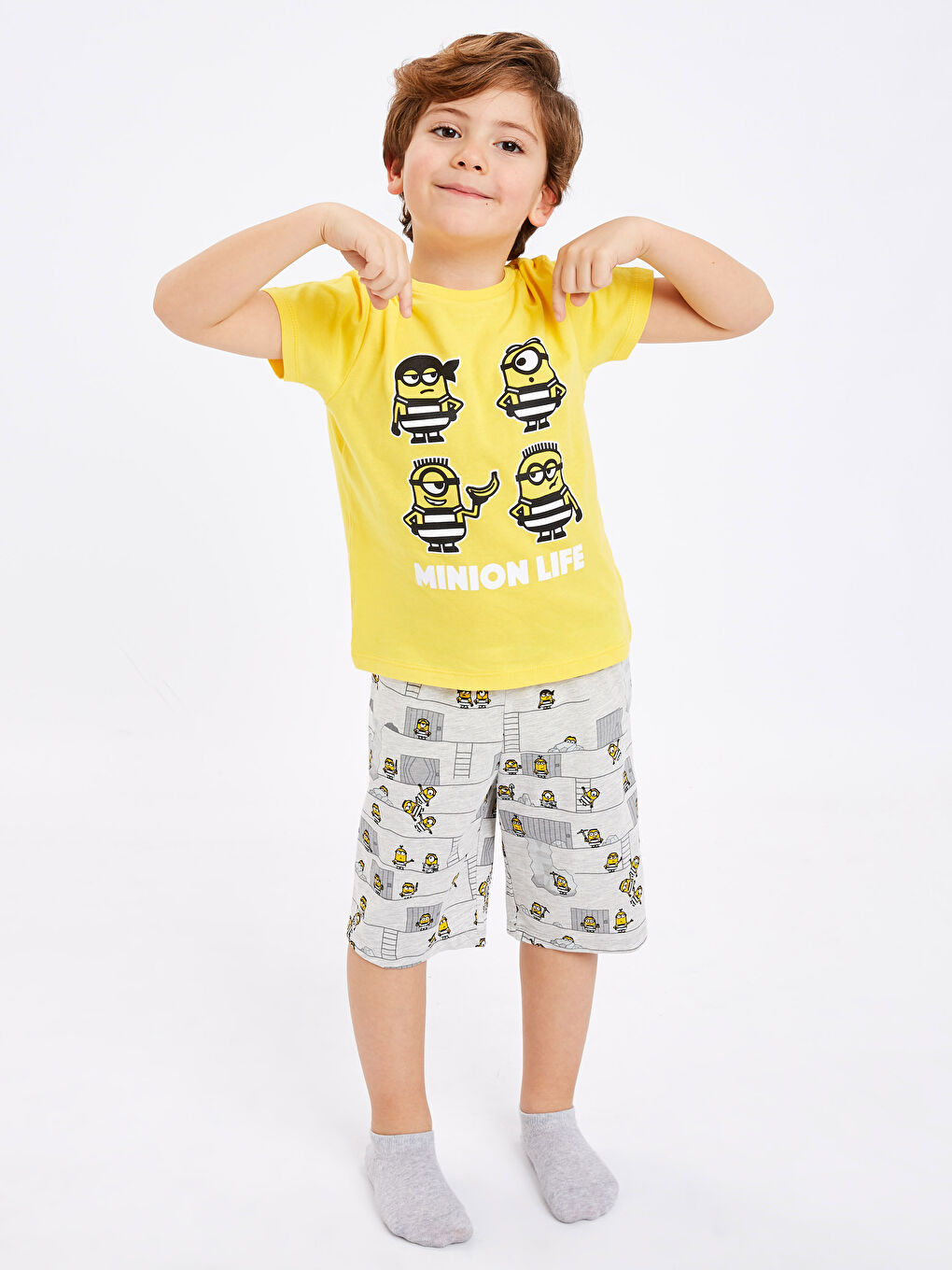 Унісекс ЖОВТИЙ Піжамний комплект