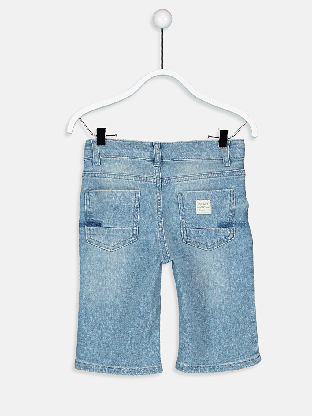 Short en jean Indigo Garçon-1