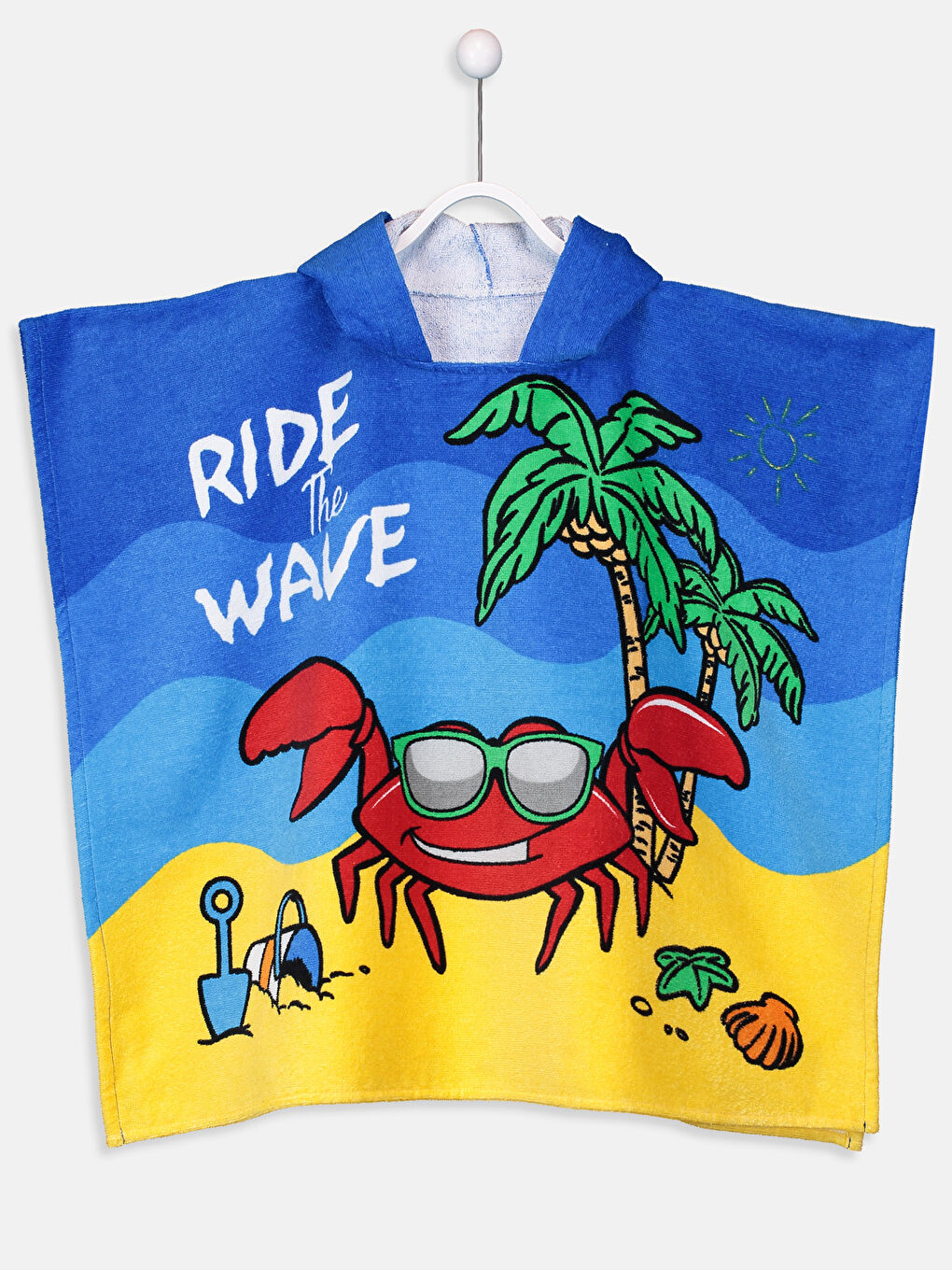 Poncho serviette BLEU Garçon