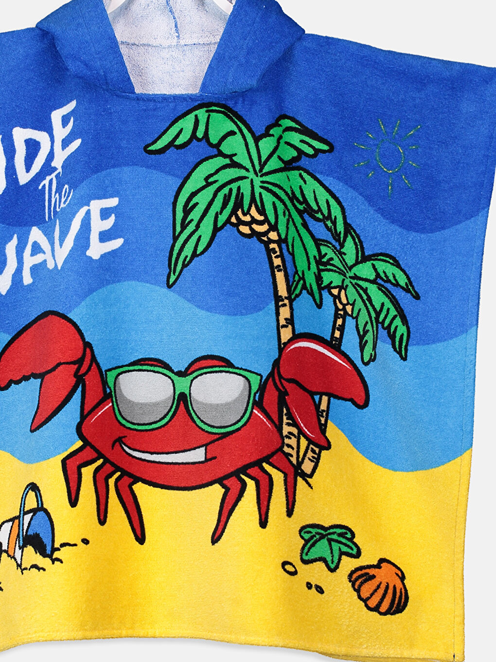 Poncho serviette BLEU Garçon-2