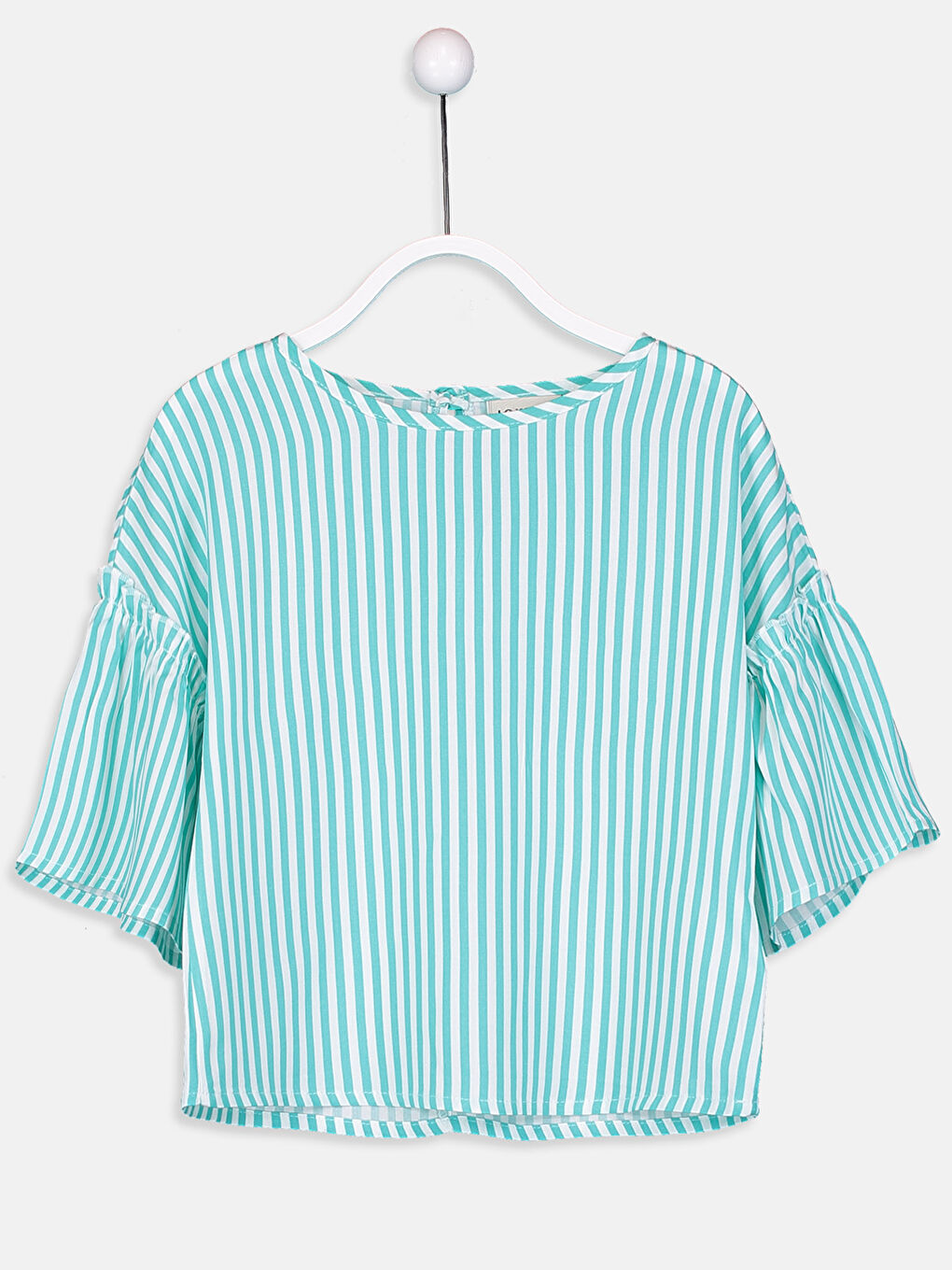Yeşil Çizgili Bluz