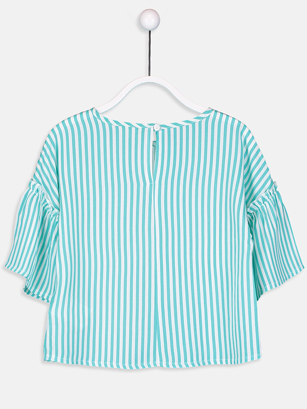 Yeşil Çizgili Bluz-1