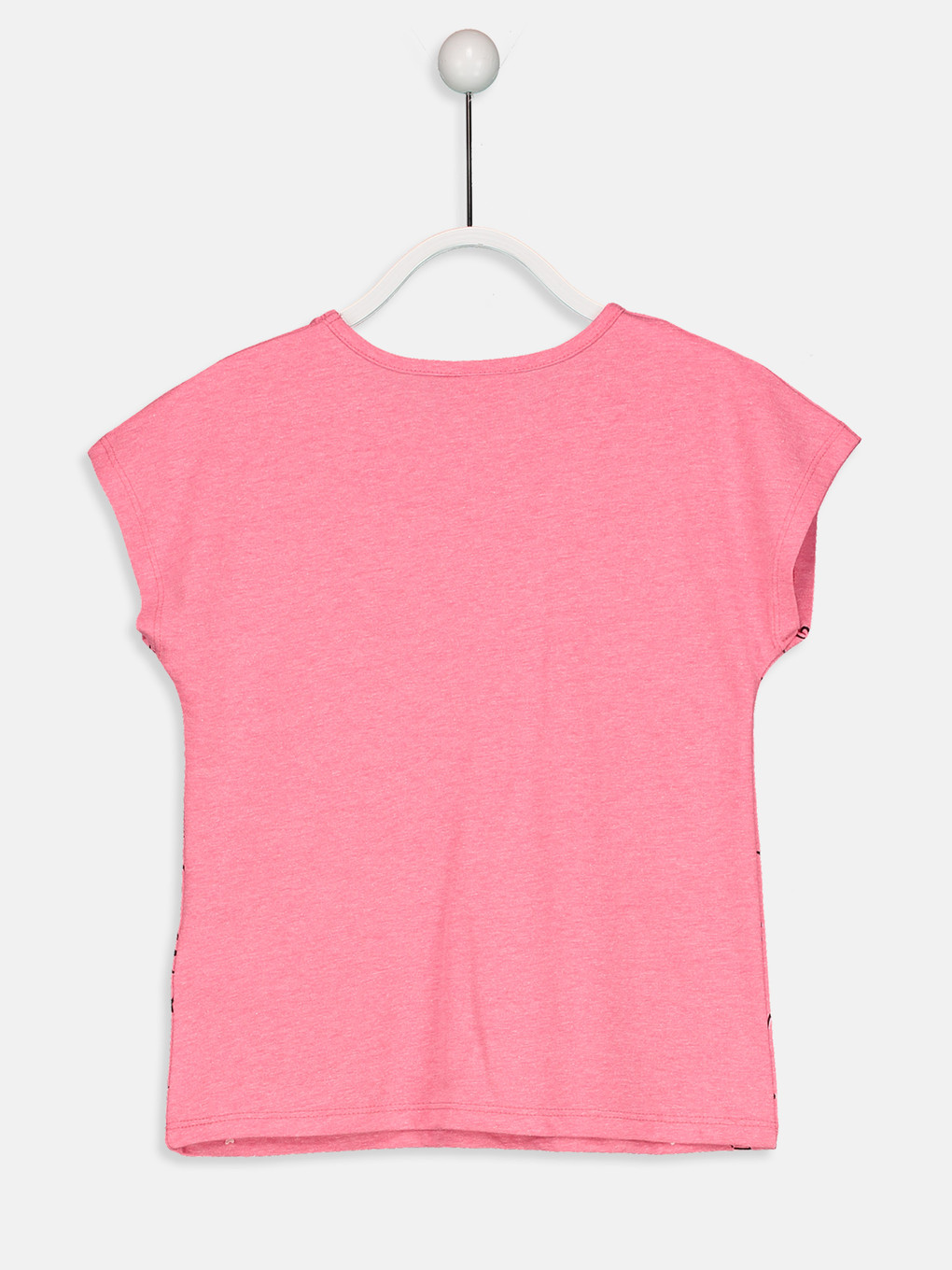 Floresan Pembe Tişört-1