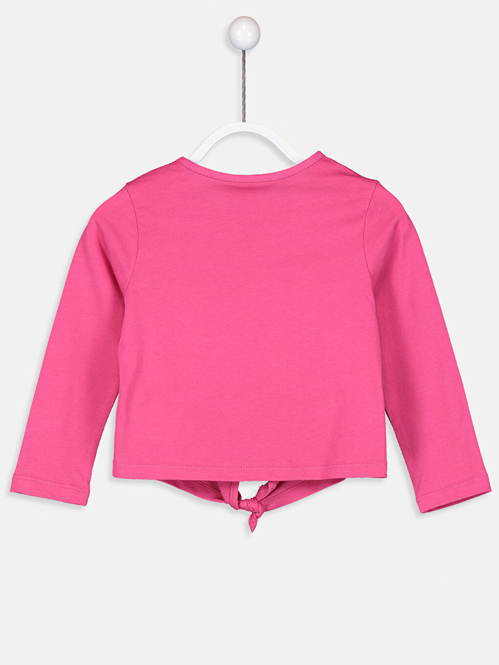 T-shirt à Manches Longues pour Filles avec Col Rond-1