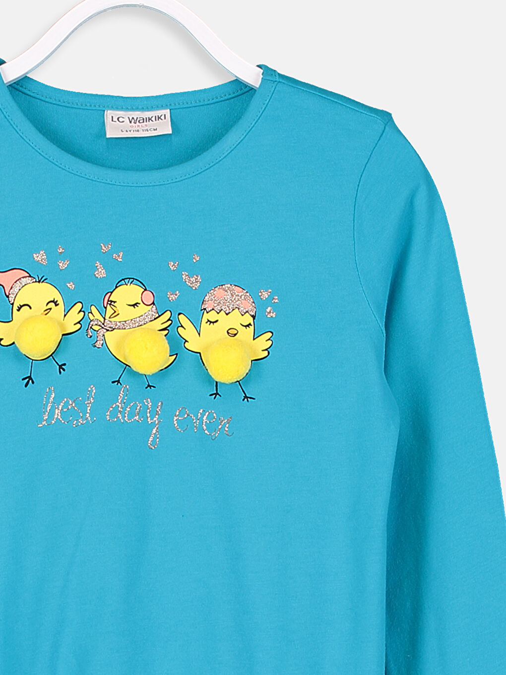 T-shirt TURQUOISE Fille-2