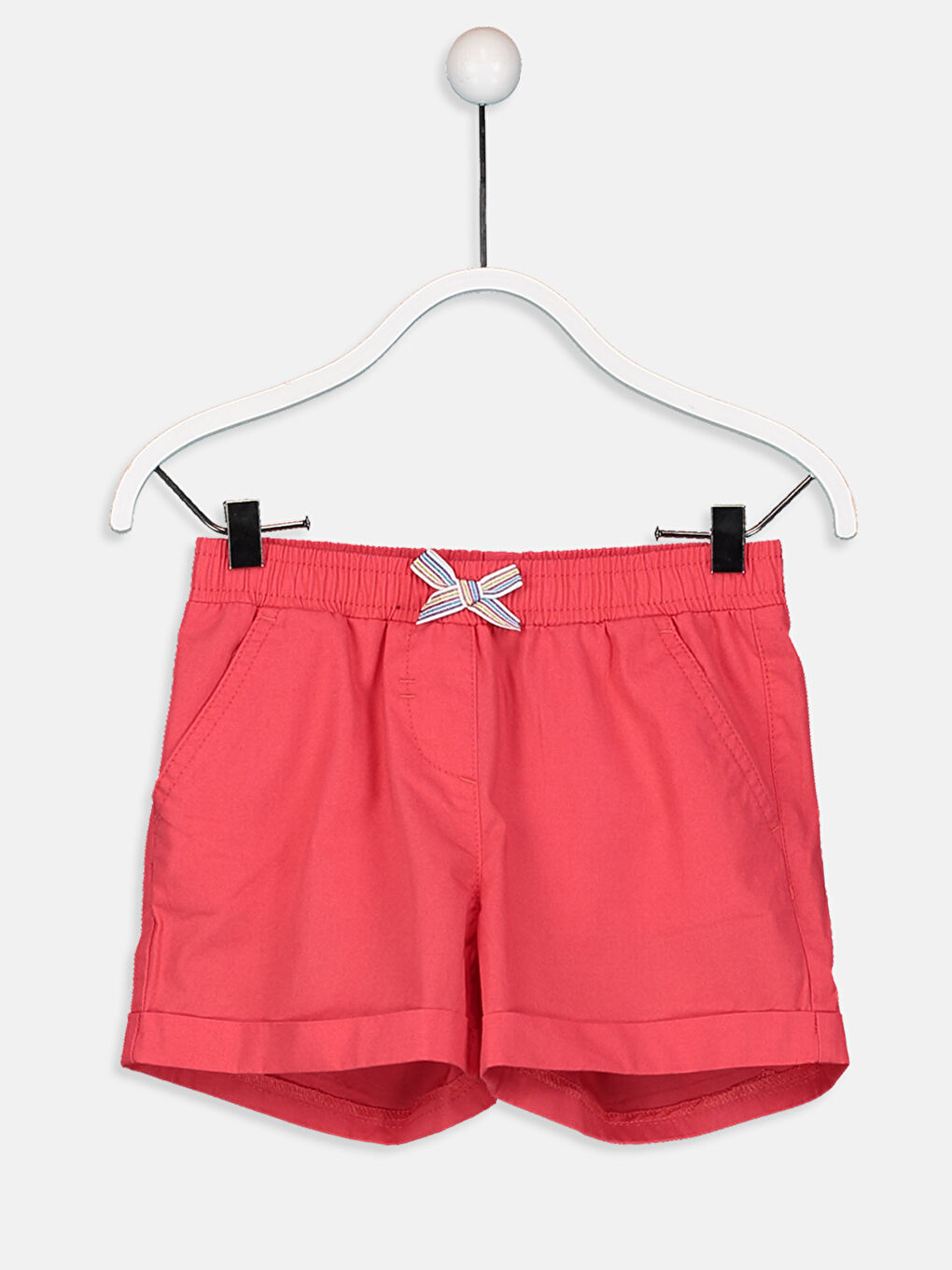 Kırmızı Kız Çocuk Şort
