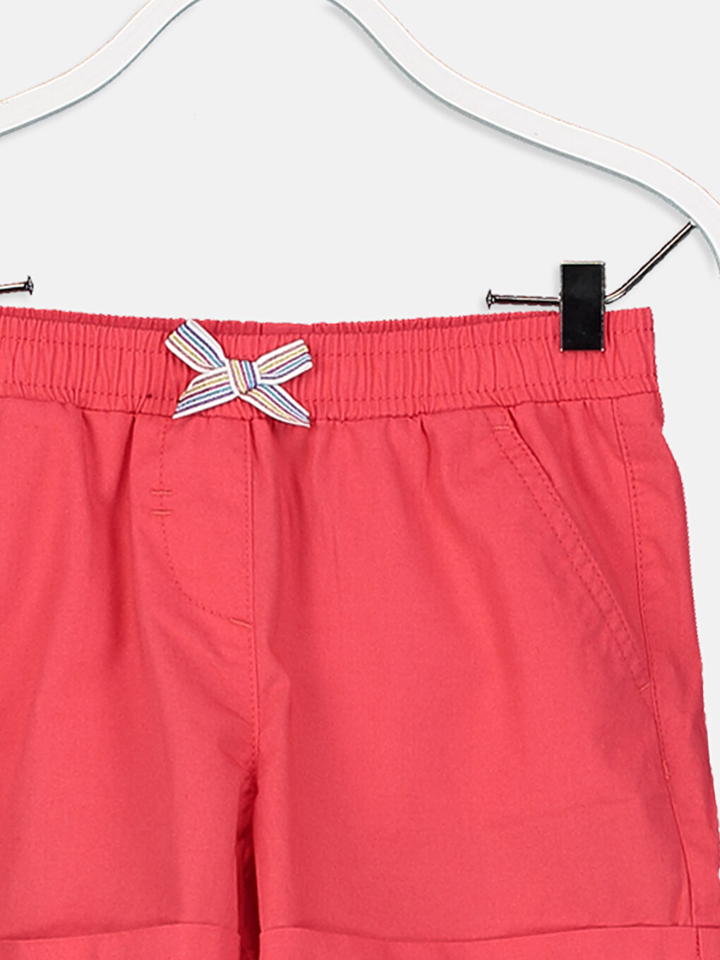 Kırmızı Kız Çocuk Şort-2