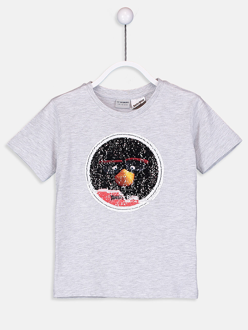Boy’s Angry Birds Double-Sided Sequined T-Shirt-1