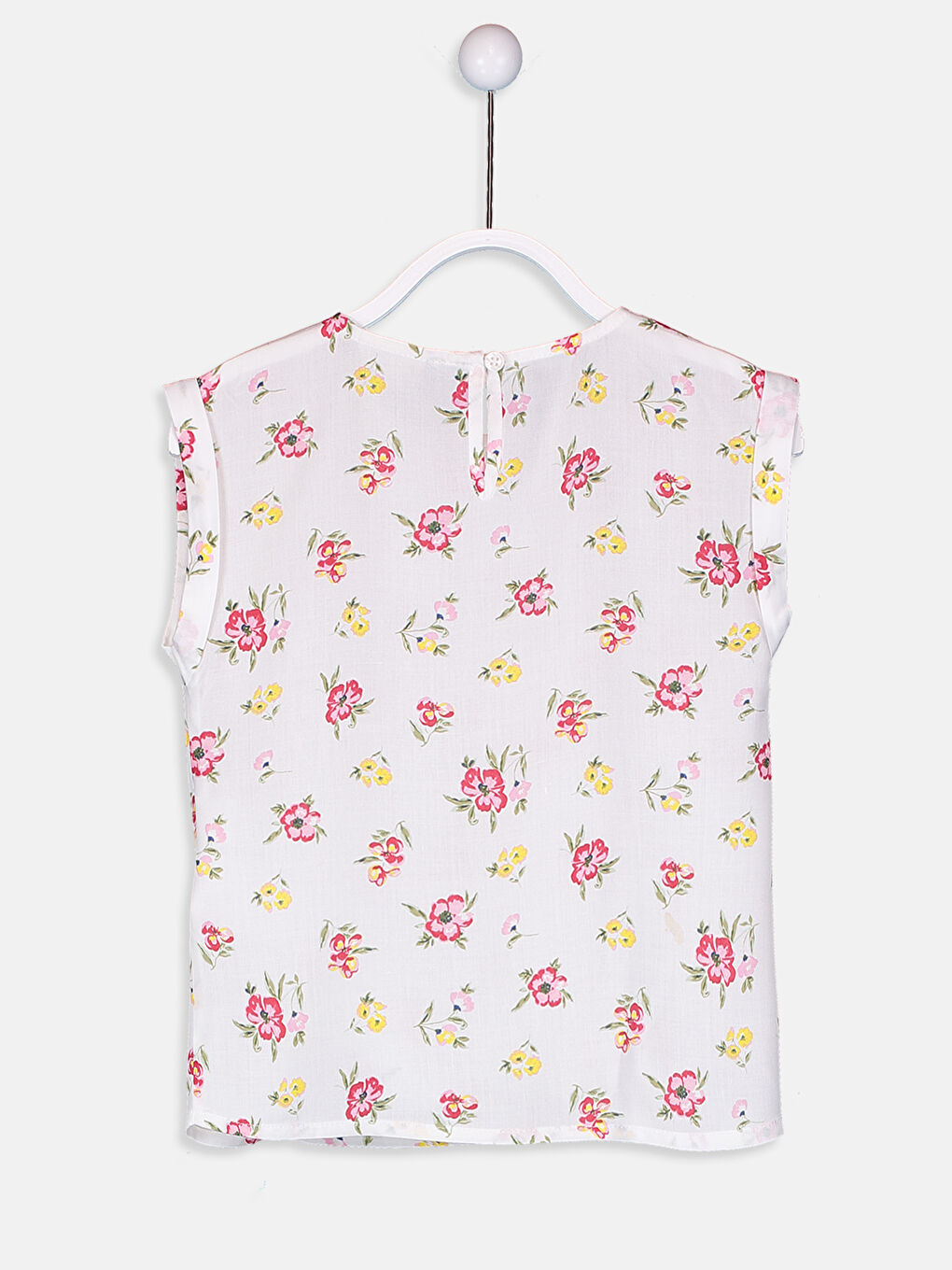 Crew Neck Girls' Blouse-1