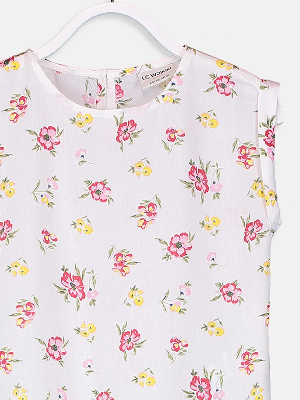 Crew Neck Girls' Blouse-2