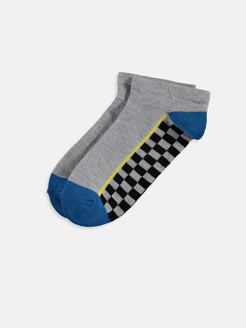 Karışık Renk İpliği Boyalı Patik Çorap-1