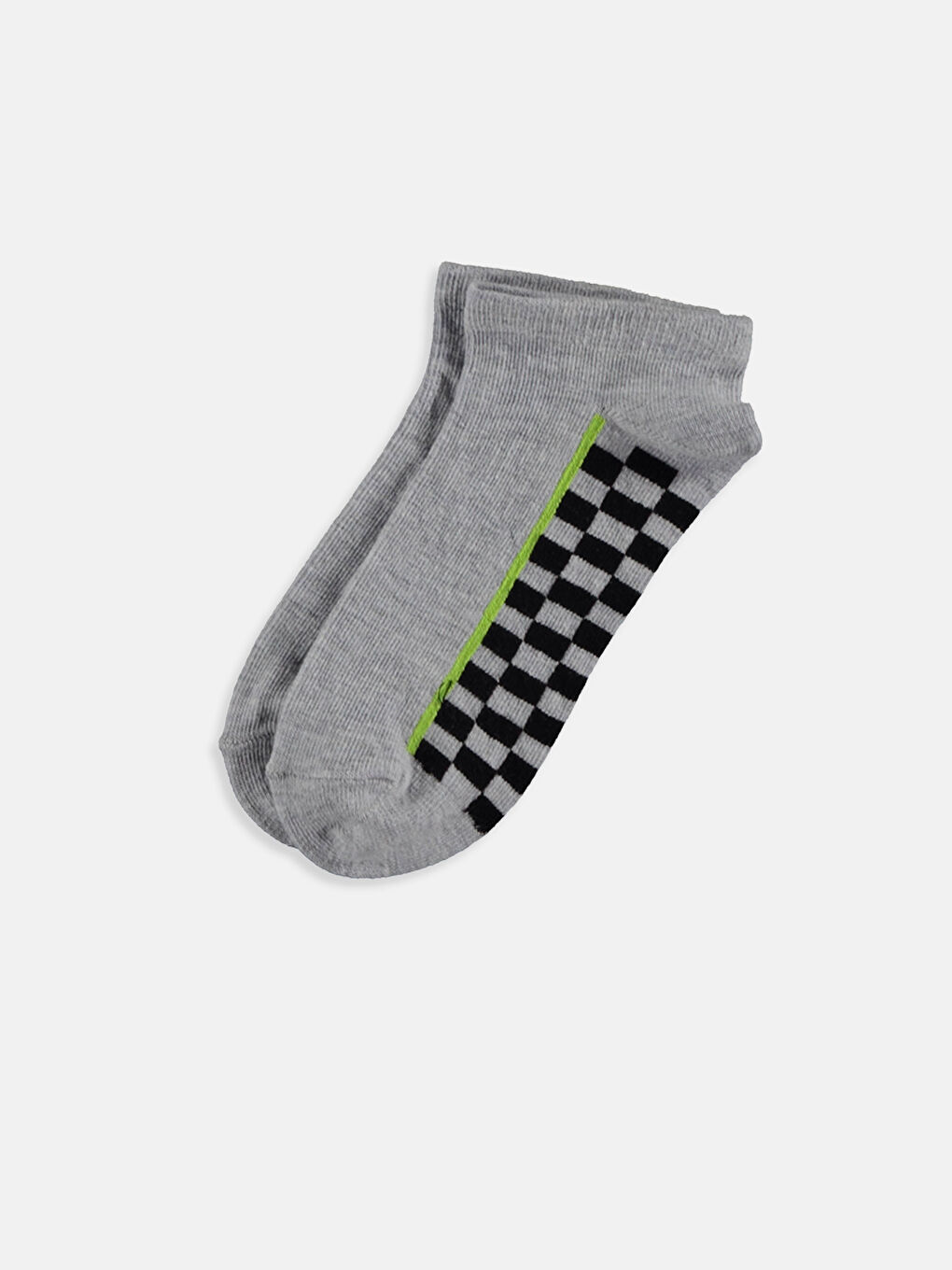 Karışık Renk İpliği Boyalı Patik Çorap-2