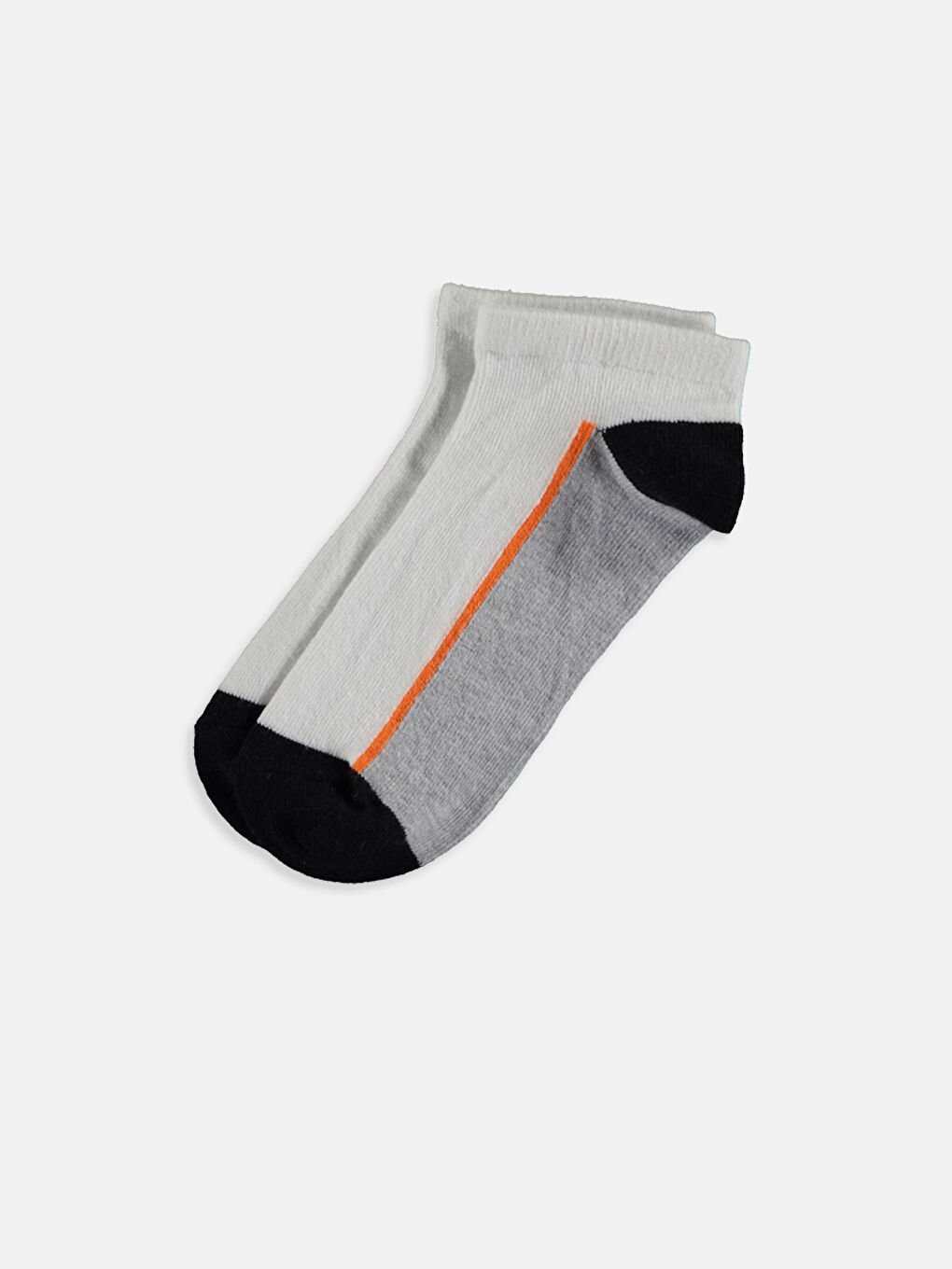 Karışık Renk İpliği Boyalı Patik Çorap-4