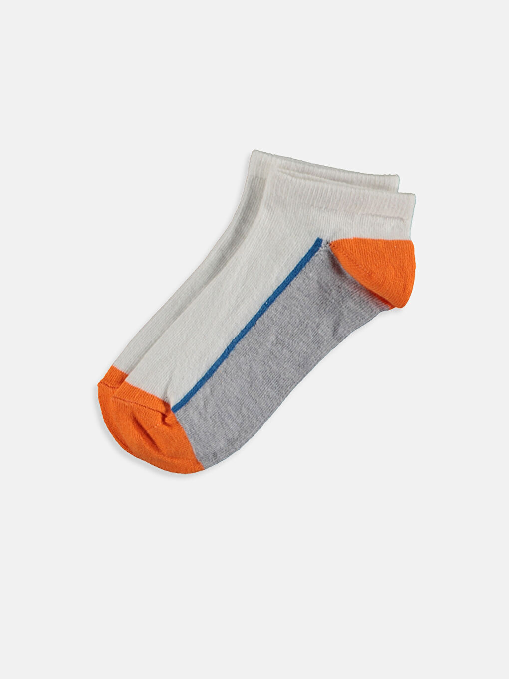 Karışık Renk İpliği Boyalı Patik Çorap-5