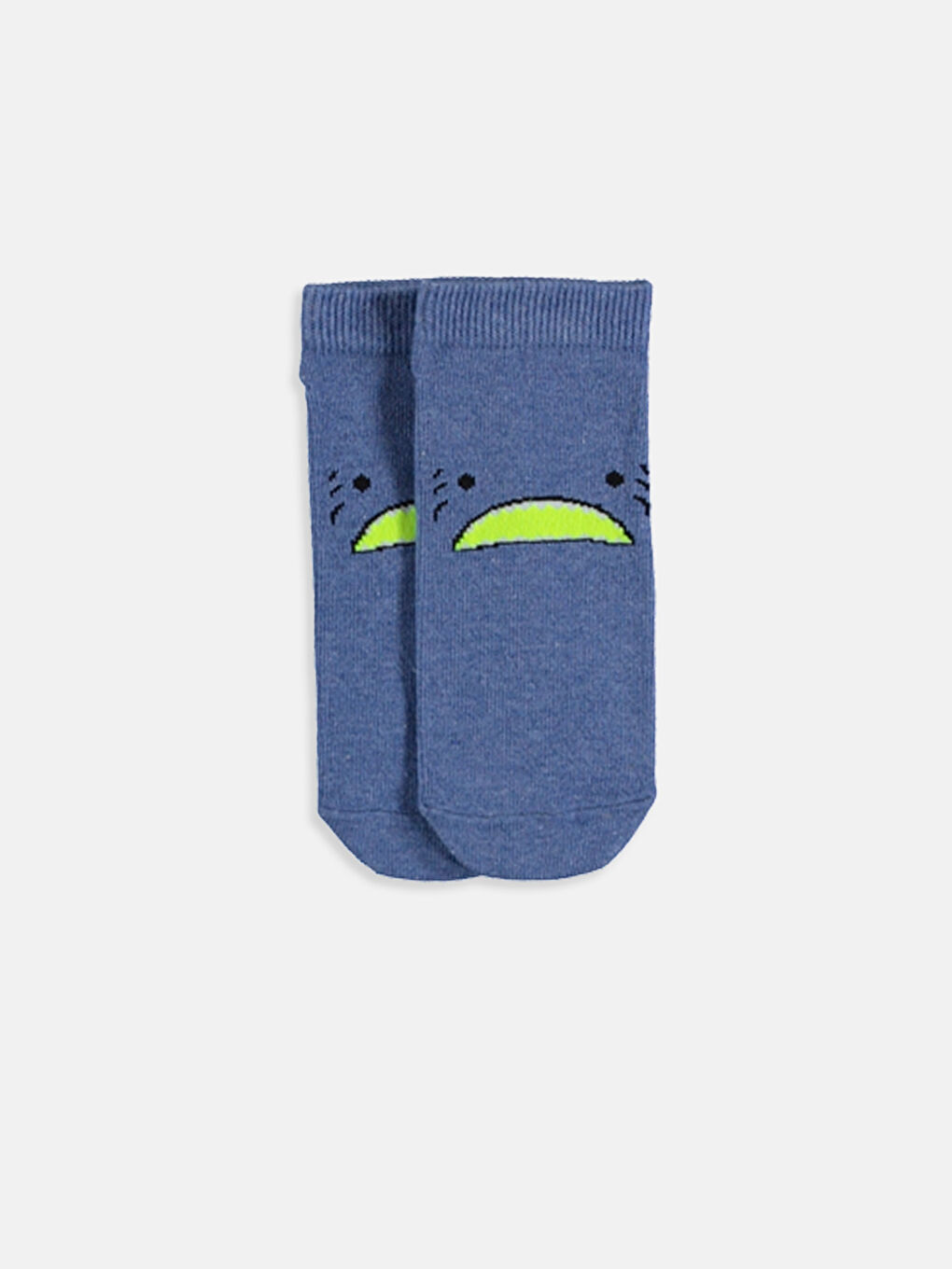 Karışık Renk İpliği Boyalı Patik Çorap-3