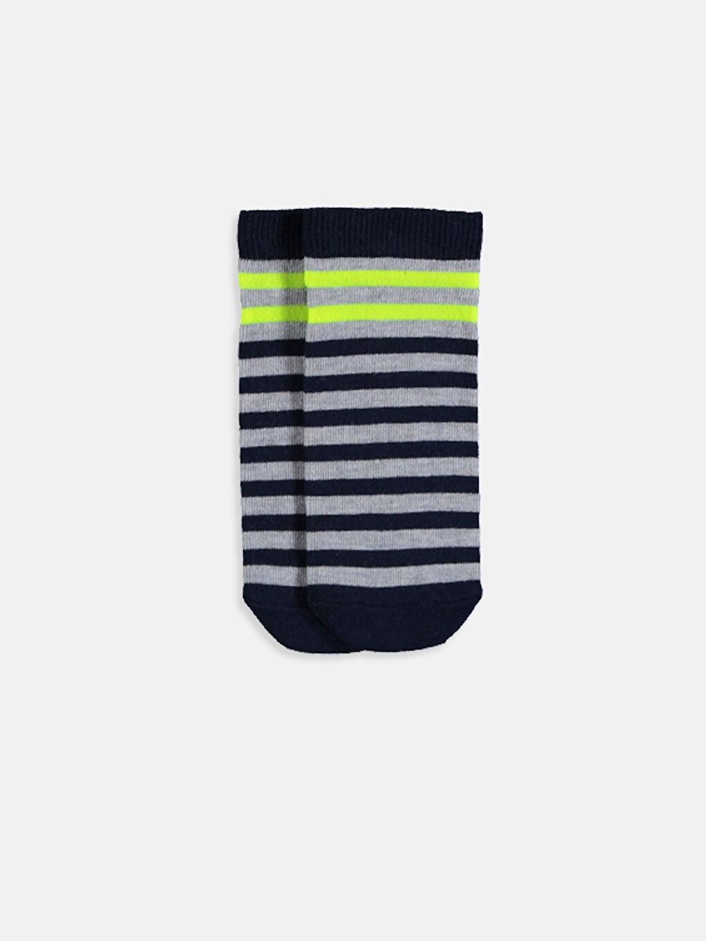 Karışık Renk İpliği Boyalı Patik Çorap-4