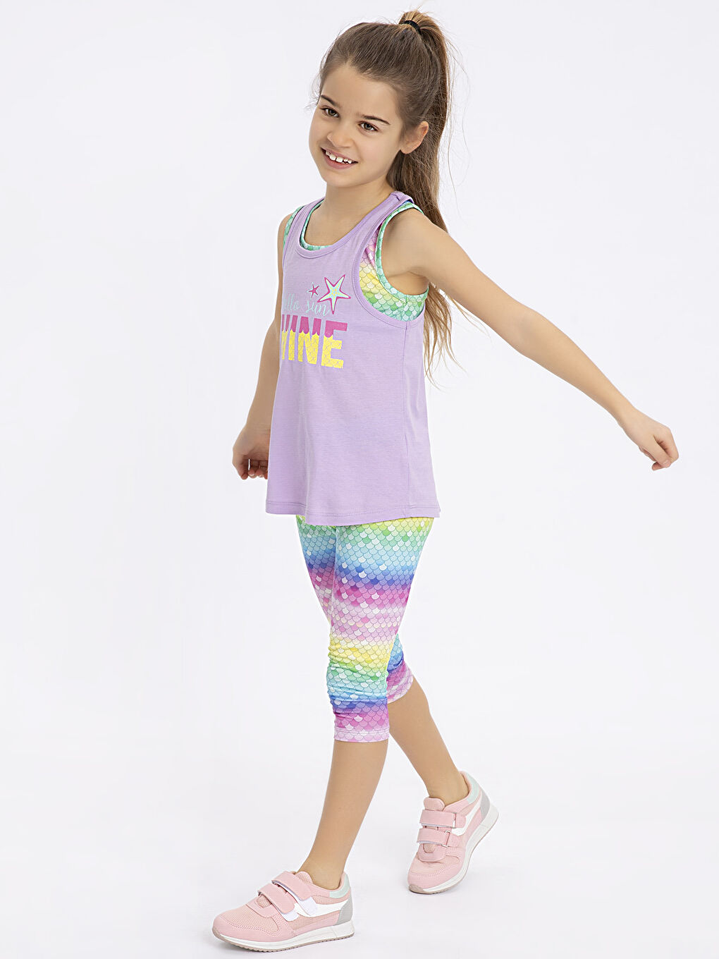 Karışık Baskılı Tayt