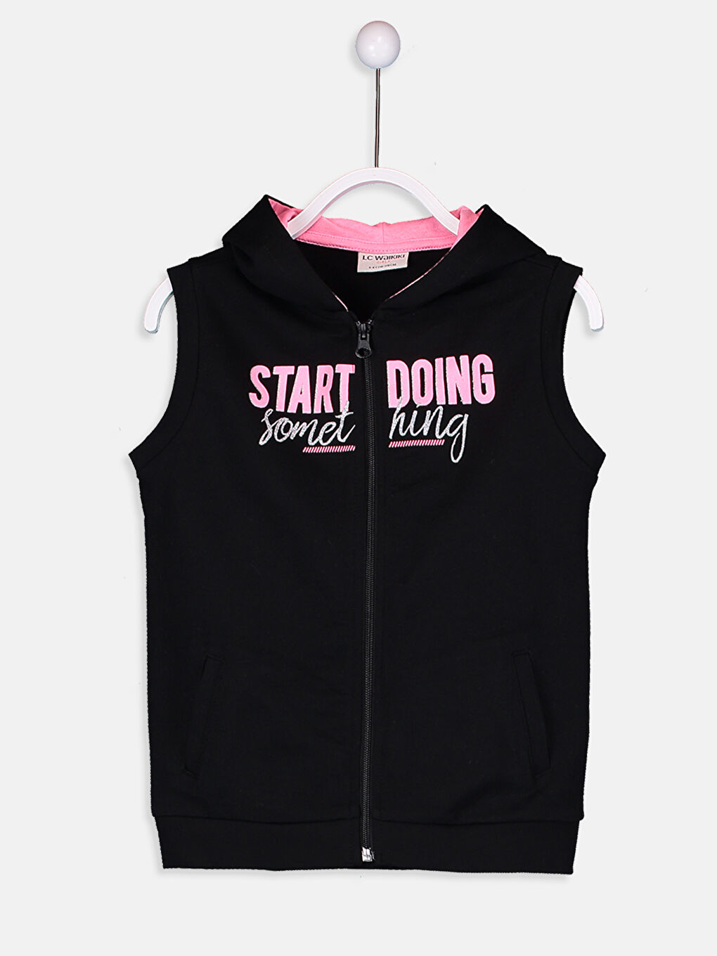 Дівчина ЧОРНИЙ Жилетка