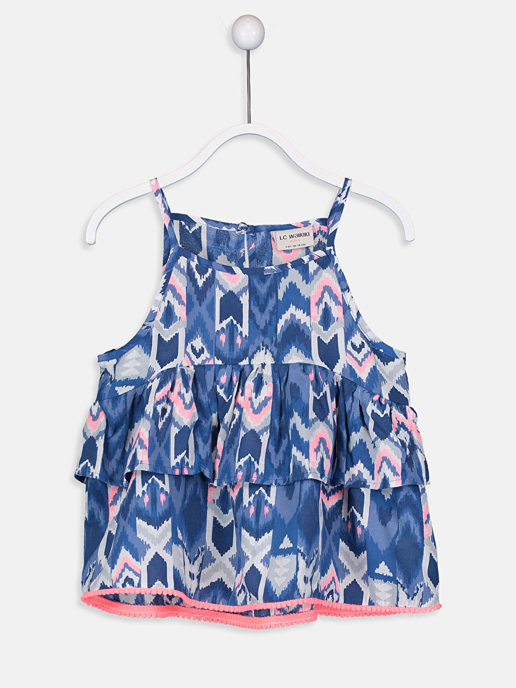 Boat Neck Girls' Blouse-1