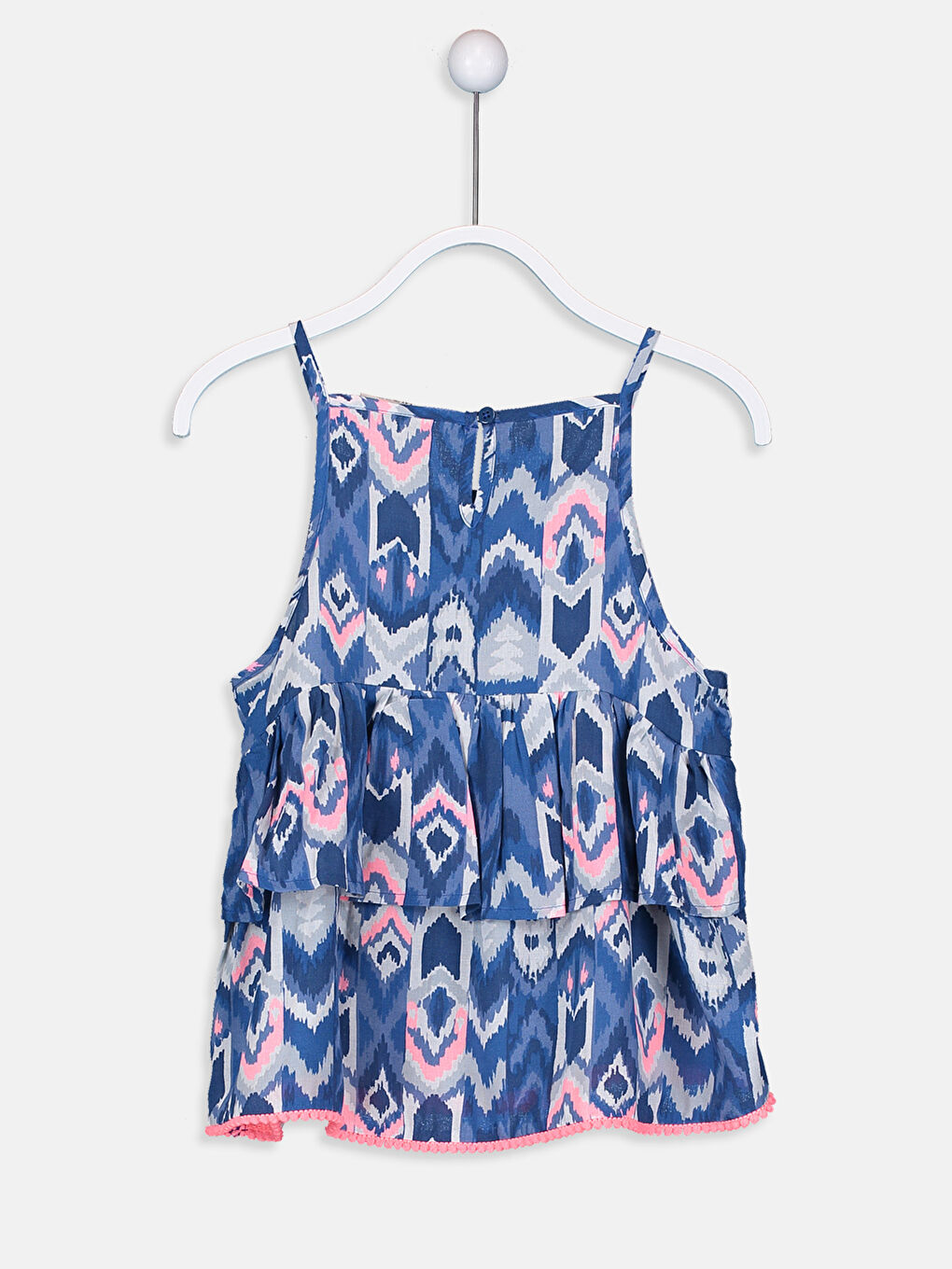 Boat Neck Girls' Blouse-2