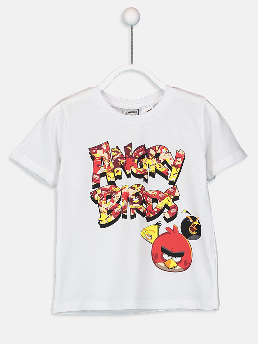 LCW Kids Boy’s Angry Birds Cotton T-Shirt -9S8817Z4-JYX