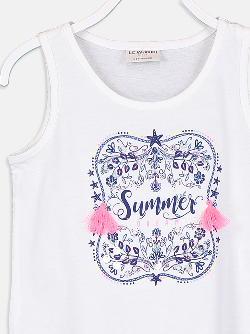 Débardeur BLANC Fille-2