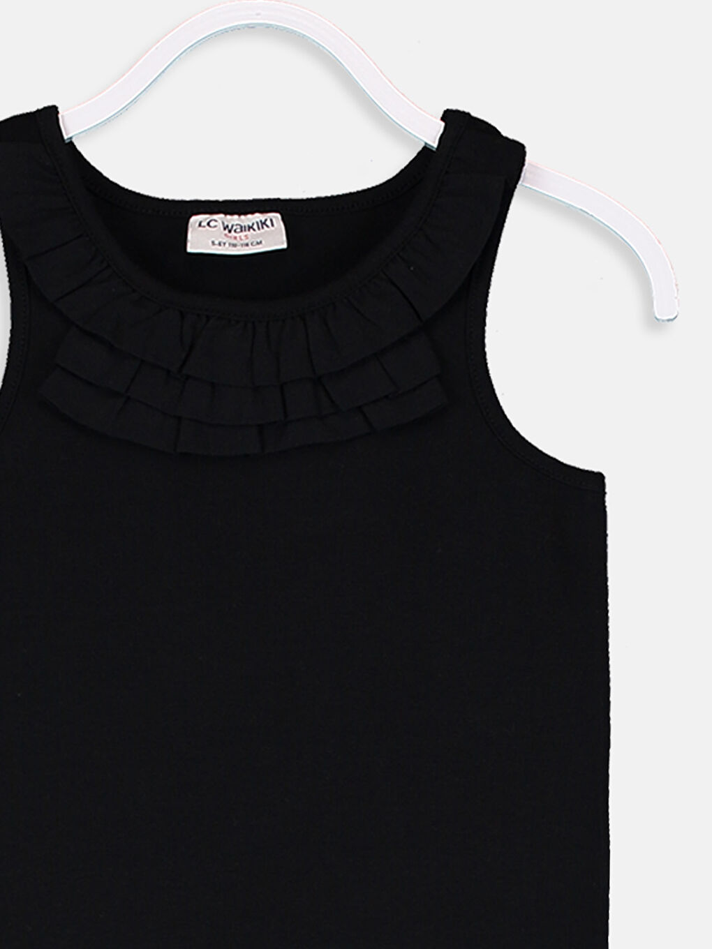 Mädchen SCHWARZ Tanktop-2