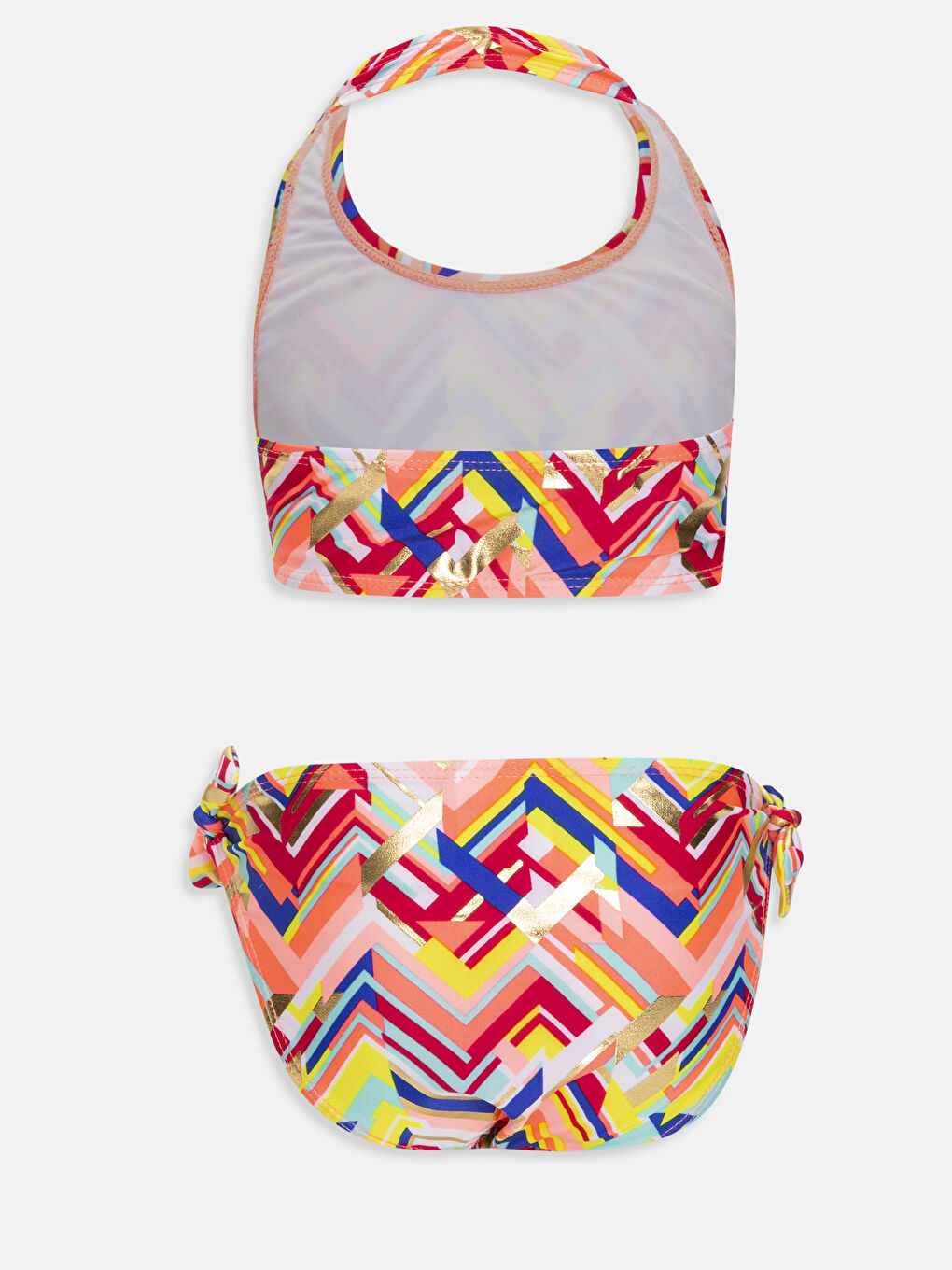 Қыздарға арналған принтті созылмалы матадан жасалған бикини-1