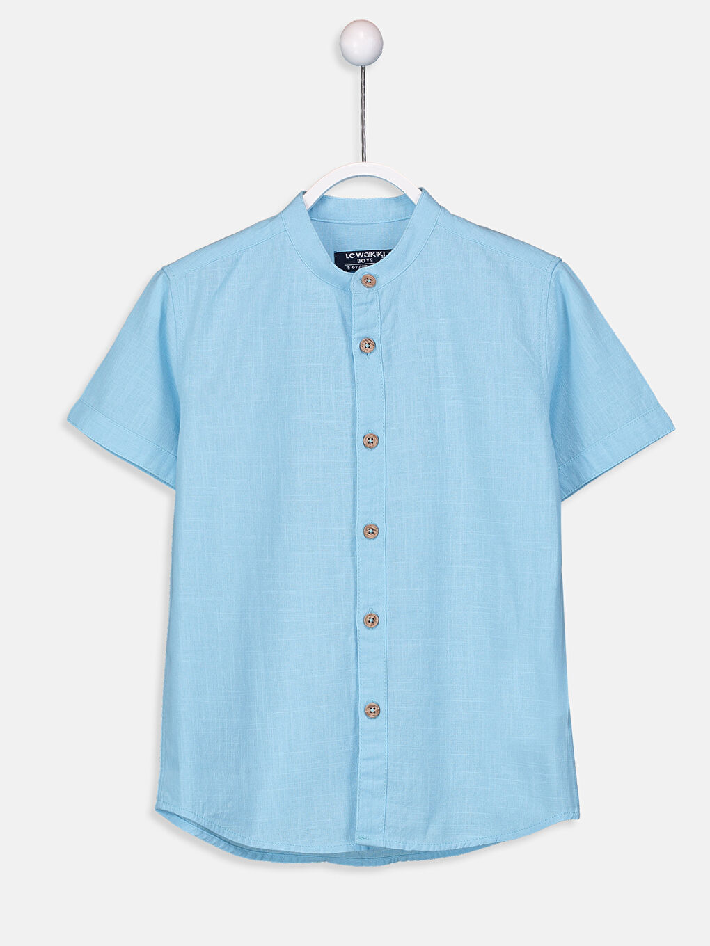 Mavi Regular Fit Hakim Yaka Erkek Çocuk Gömlek