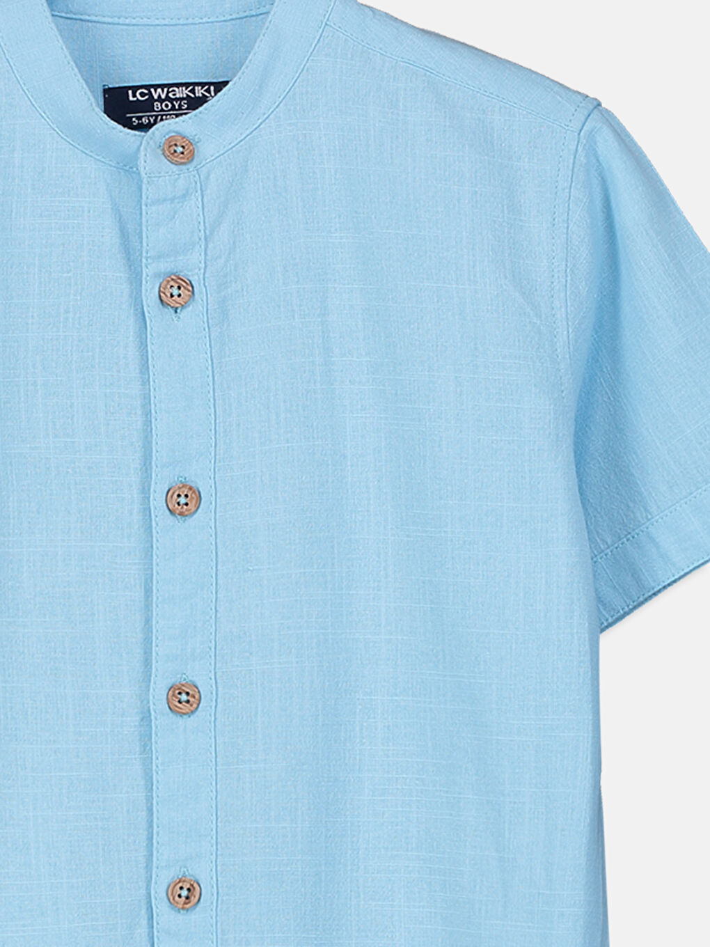 Mavi Regular Fit Hakim Yaka Erkek Çocuk Gömlek-2