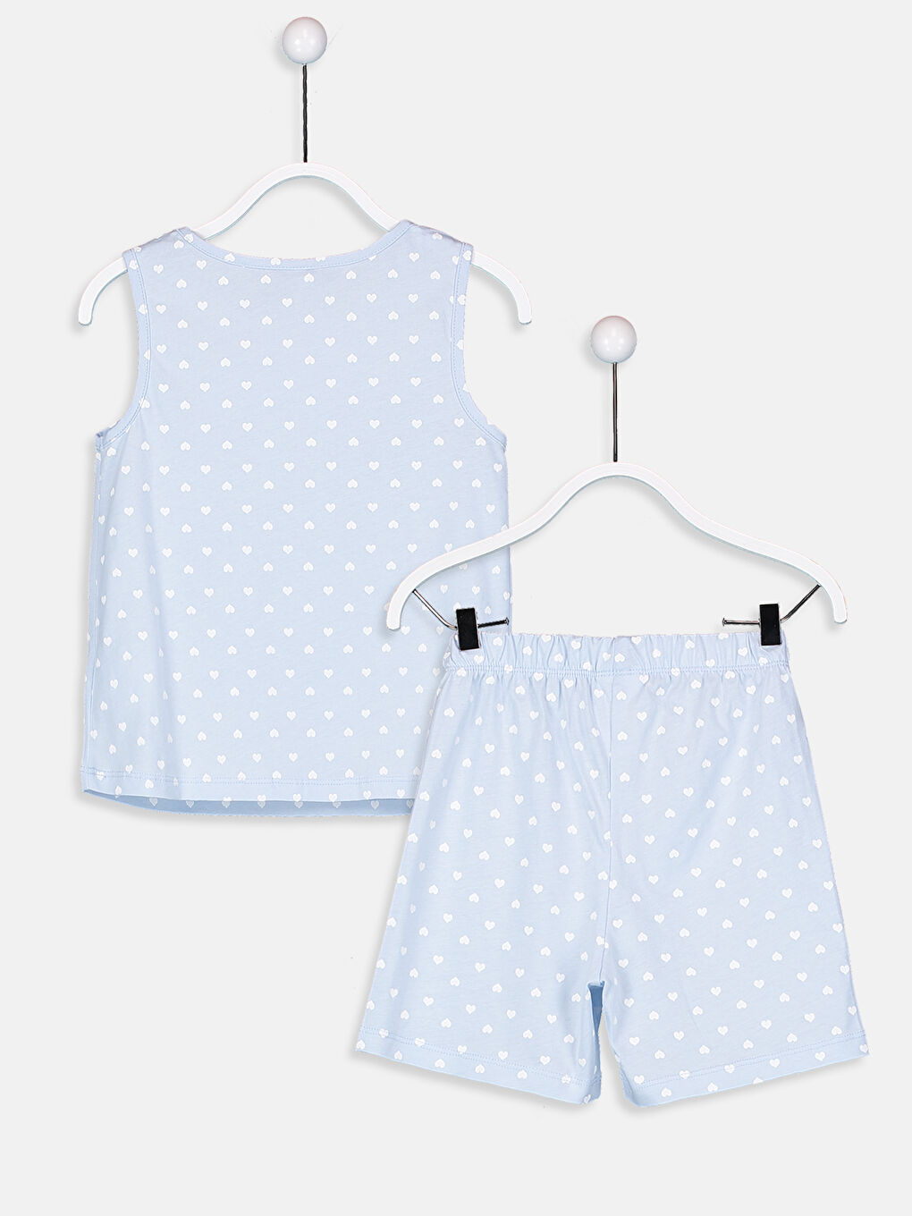 Дівчина СИНІЙ Піжамний комплект-2