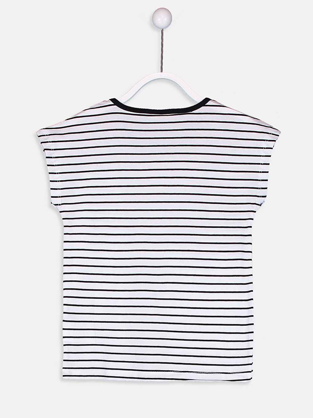 Crew Neck Short Sleeve Girls' T-Shirt-1