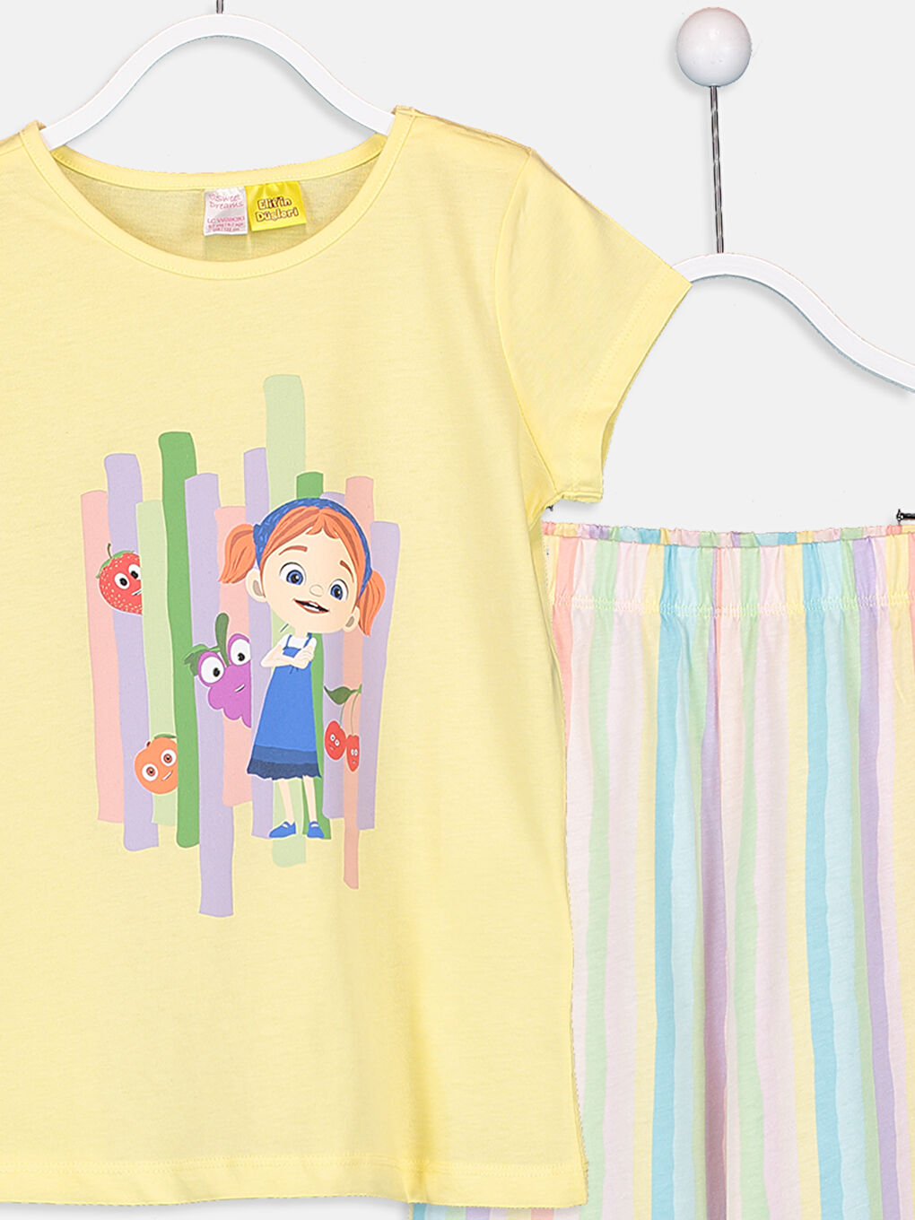 Elif'in Düşleri Printed Girls' Pyjamas Set-4