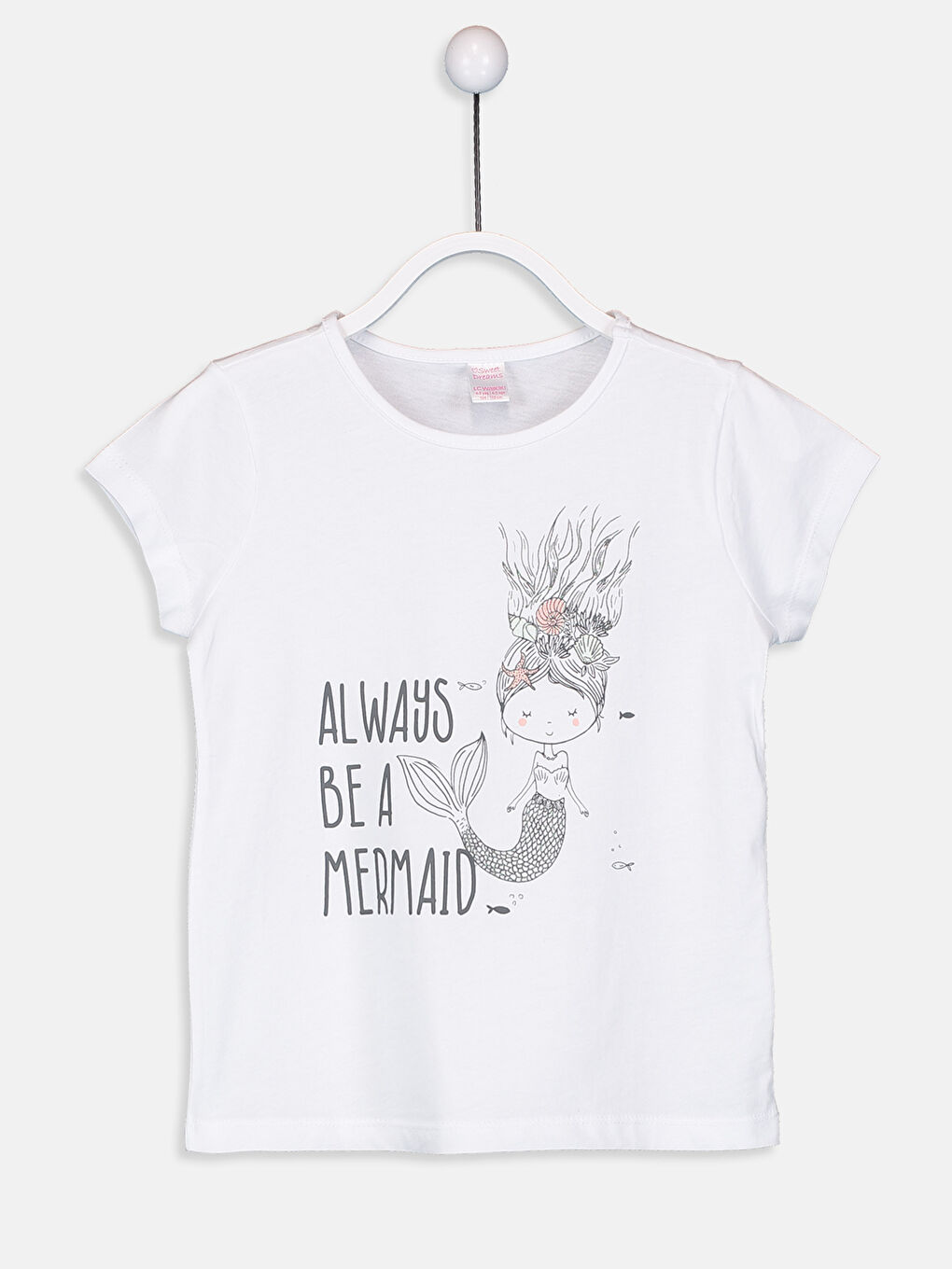 Beyaz Kız Çocuk Pijama Takım-2