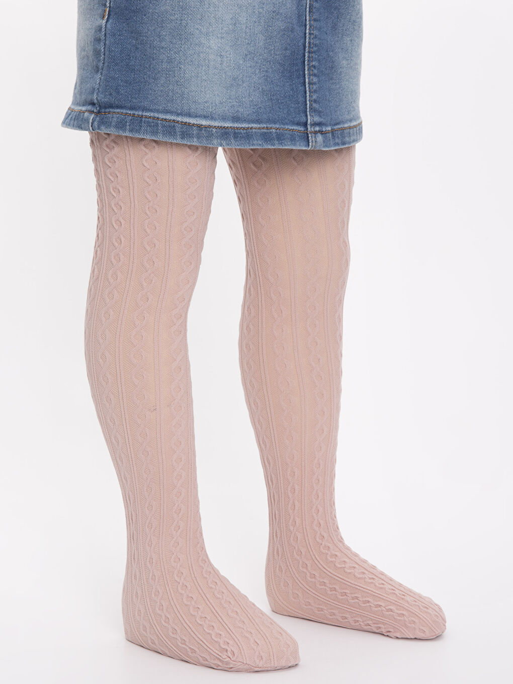 Bordo Külotlu Çorap-3