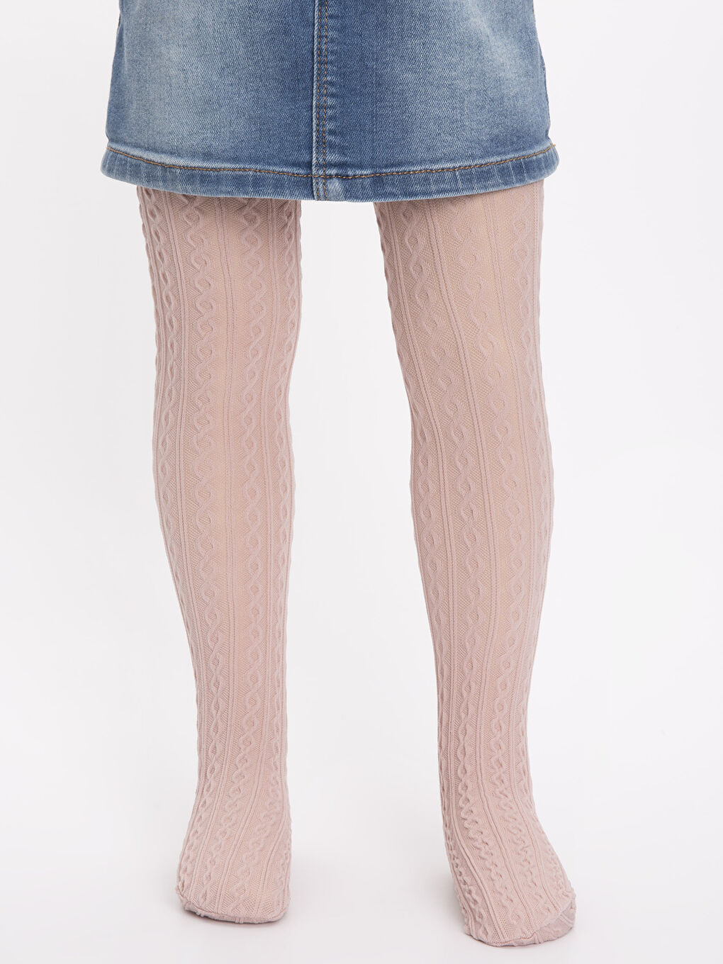 Bordo Külotlu Çorap-5