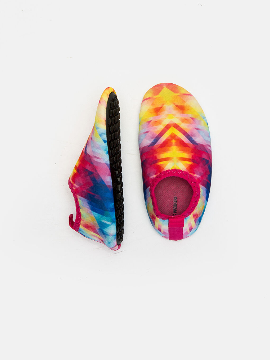 Karışık Kız Çocuk Kontrast Renkli Deniz Ayakkabısı-1