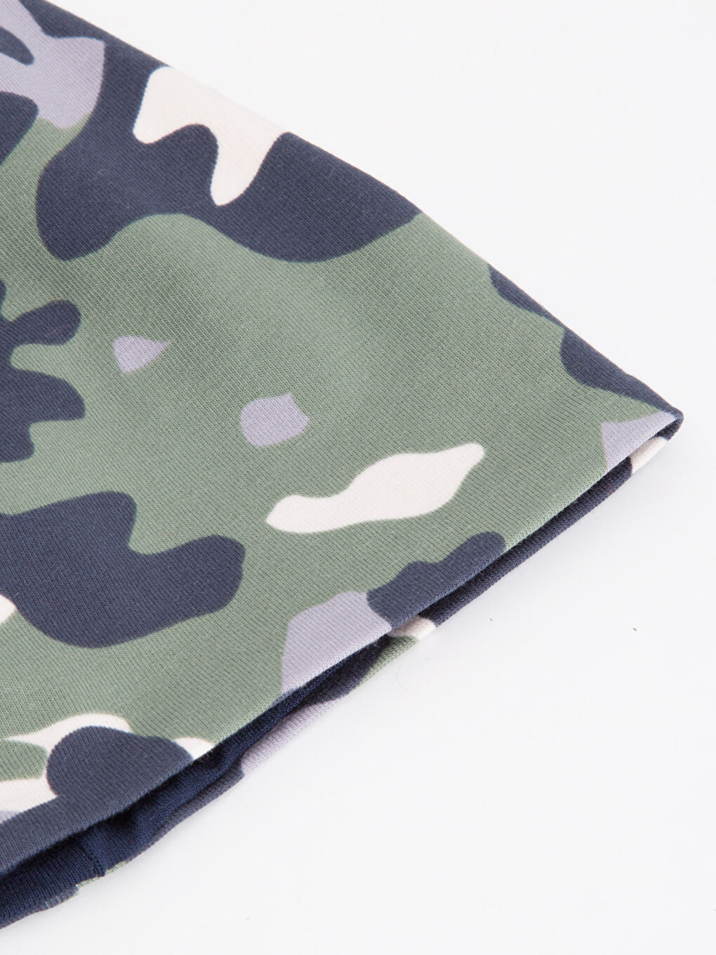 Lacivert Baskılı Bere-1