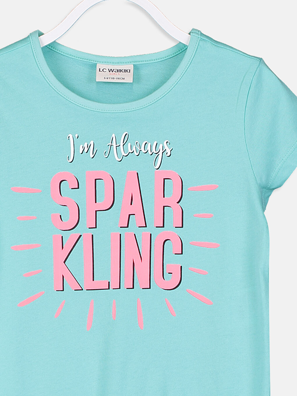 T-shirt TURQUOISE Fille-2
