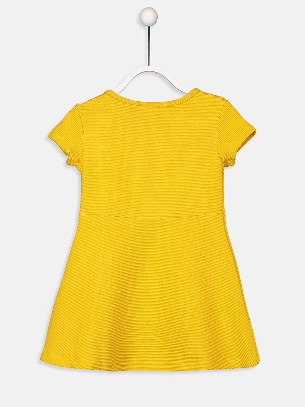 Crew Neck Girls' Dress-1