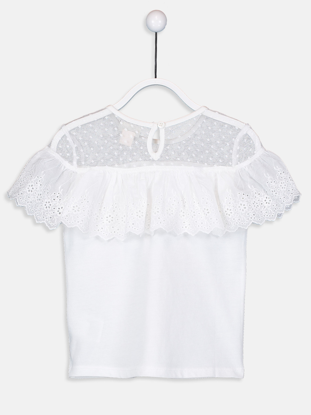 Girl Ecru T-shirt-1