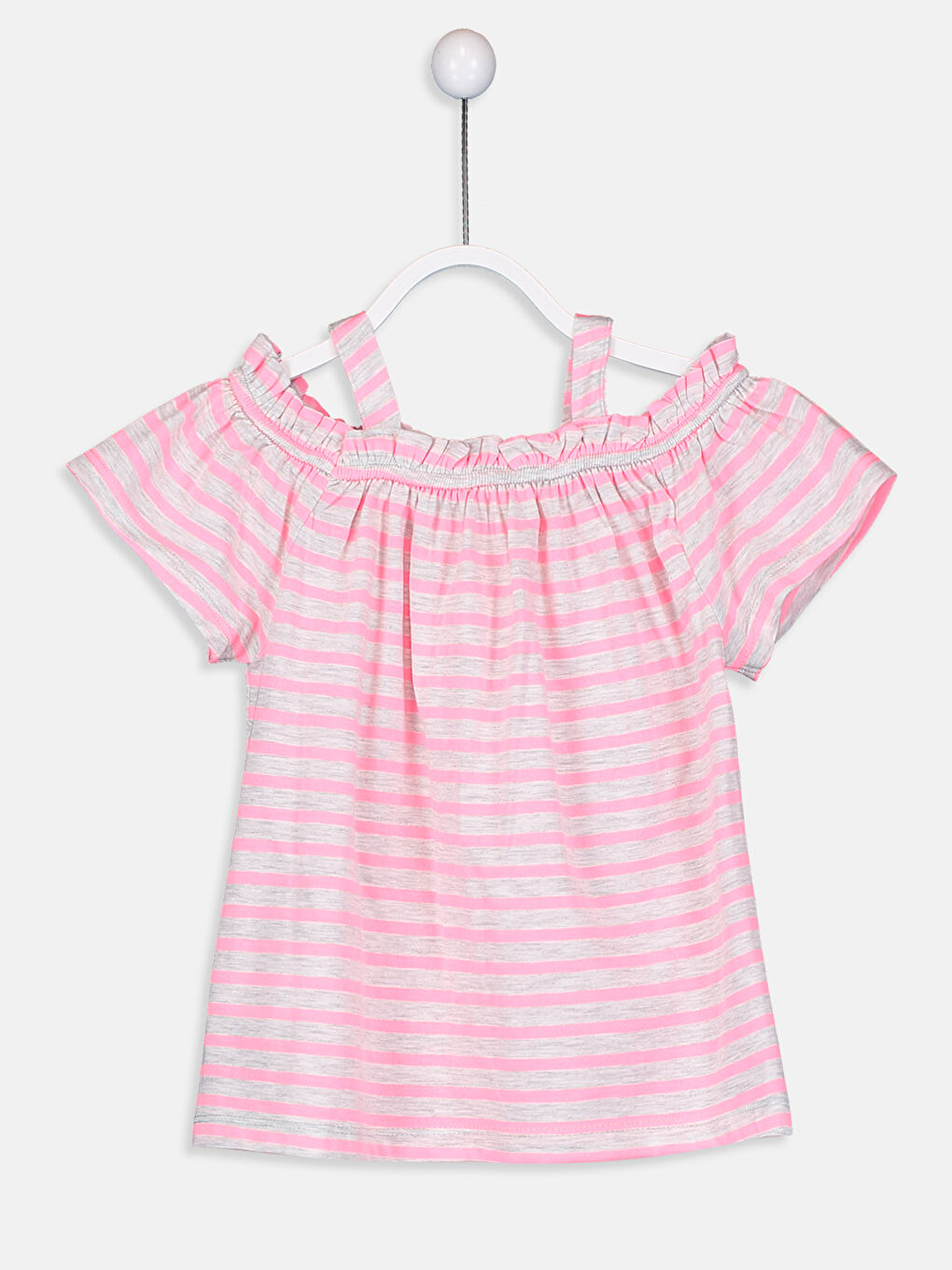 Gri Melanj Tişört-1