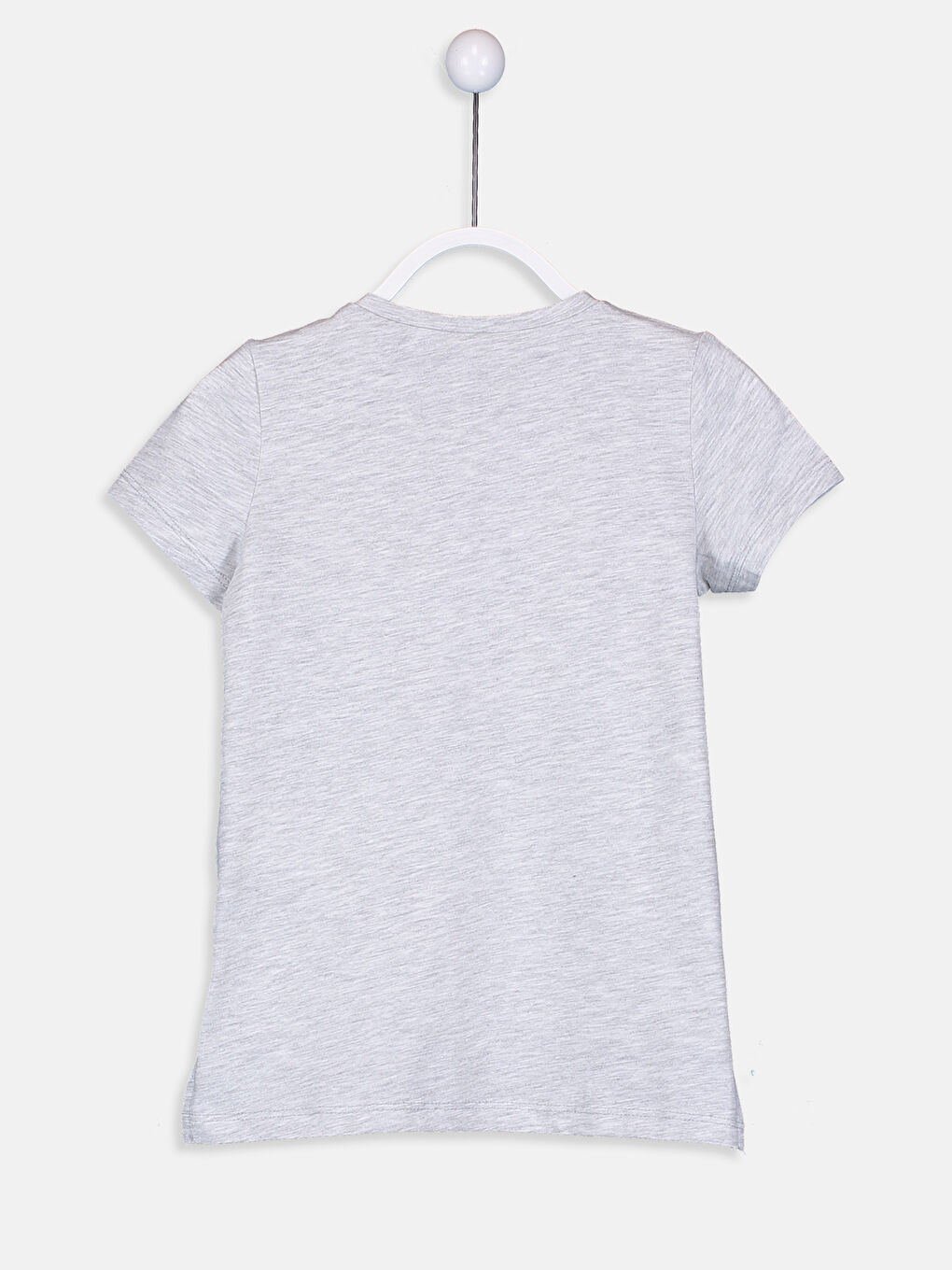 Gri Melanj Tişört-1