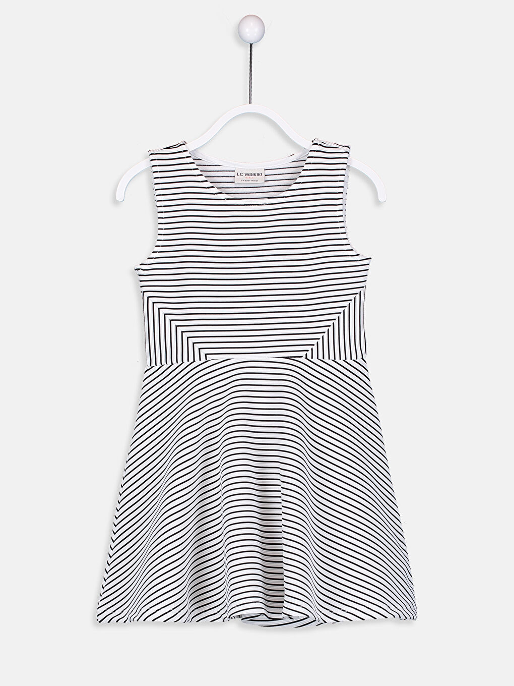 Siyah Çizgili Elbise