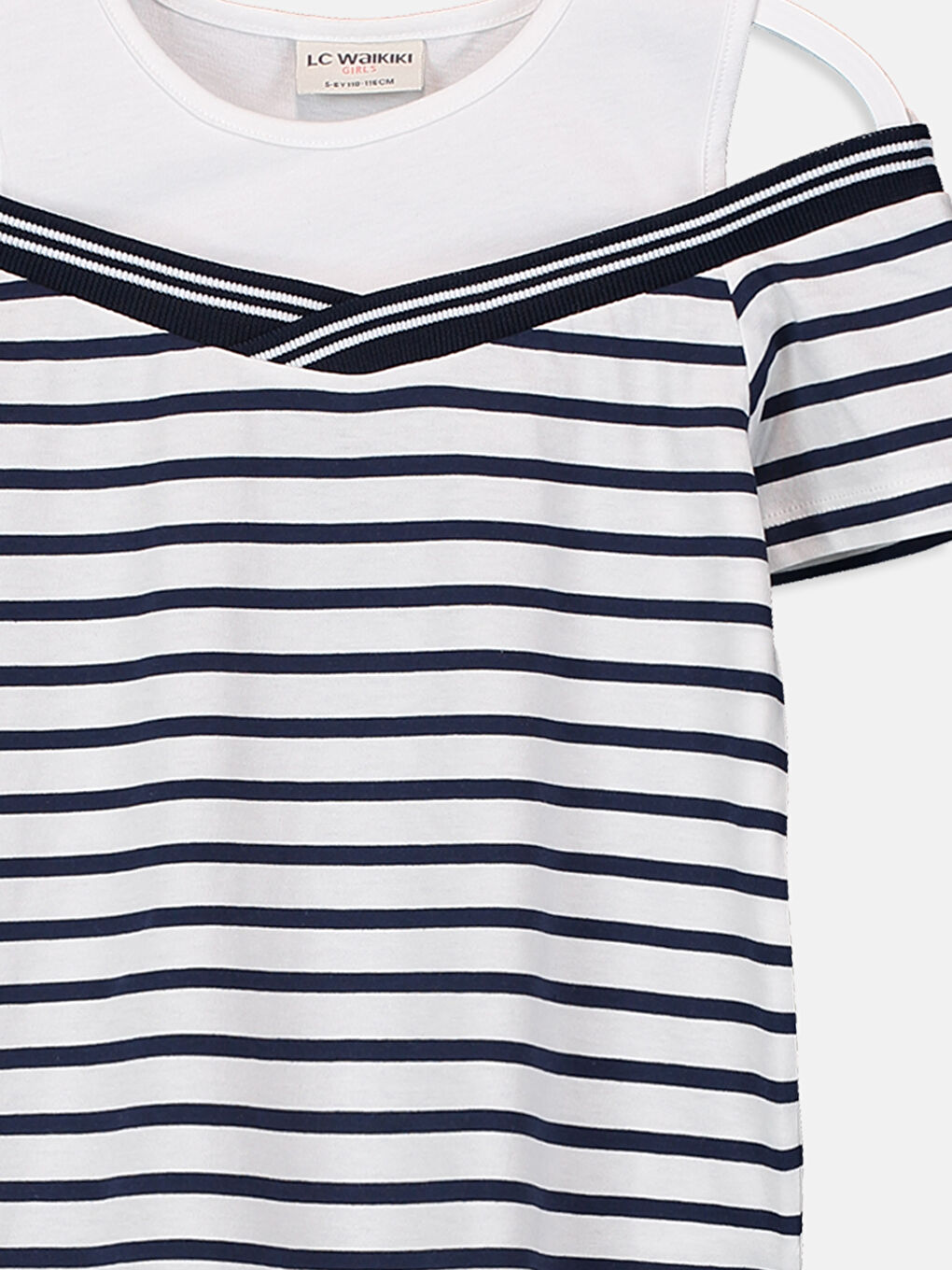 Дівчина ТЕМНО-СИНІЙ Футболка-2